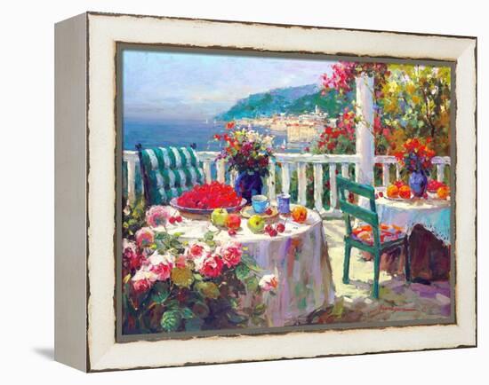 Terrace Brunch-Furtesen-Framed Stretched Canvas