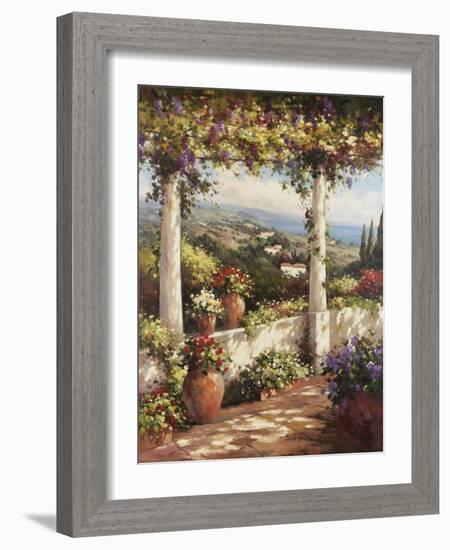 Terrace Hermosa-Andino-Framed Art Print