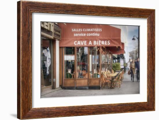 Terrace In Paris-Cora Niele-Framed Giclee Print