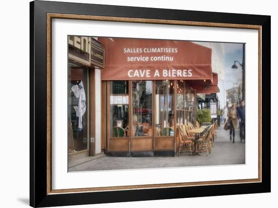 Terrace In Paris-Cora Niele-Framed Giclee Print