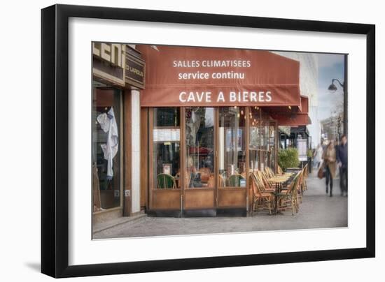 Terrace In Paris-Cora Niele-Framed Giclee Print