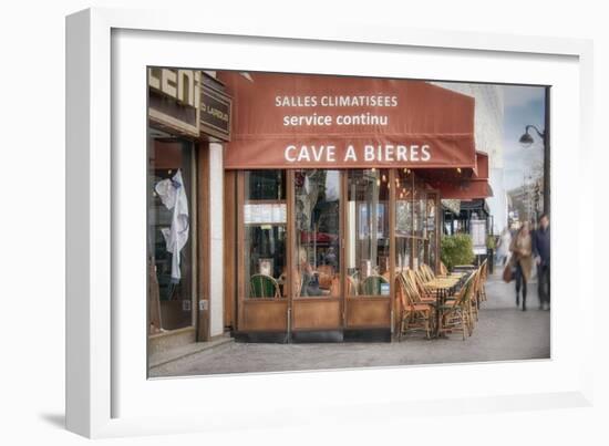 Terrace In Paris-Cora Niele-Framed Giclee Print