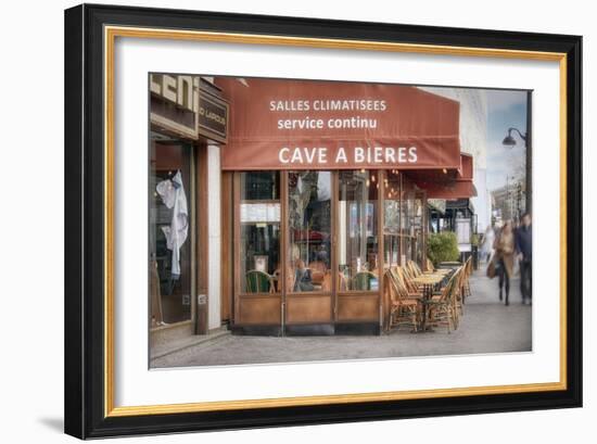 Terrace In Paris-Cora Niele-Framed Giclee Print