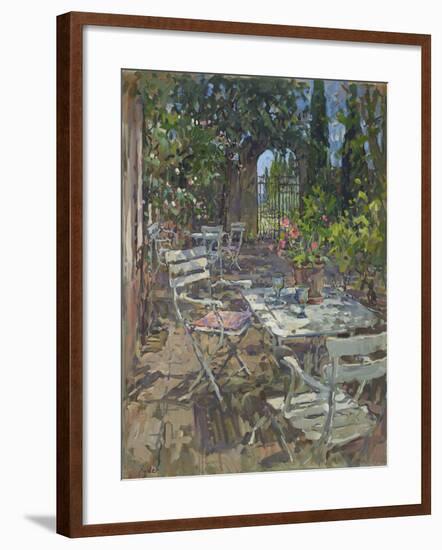 Terrace, Mas De La Rose-Susan Ryder-Framed Giclee Print