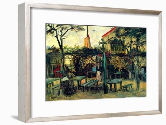 Terrace of a Cafe-Vincent van Gogh-Framed Art Print