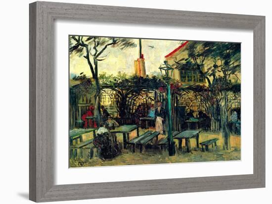 Terrace of a Cafe-Vincent van Gogh-Framed Art Print