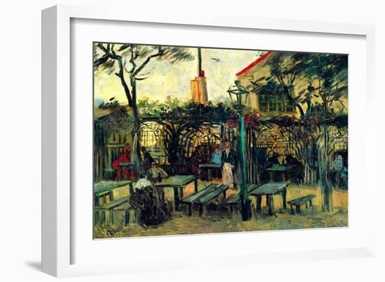 Terrace of a Cafe-Vincent van Gogh-Framed Art Print