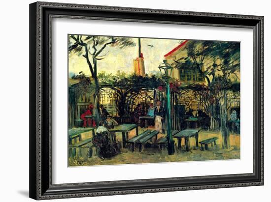 Terrace of a Cafe-Vincent van Gogh-Framed Art Print