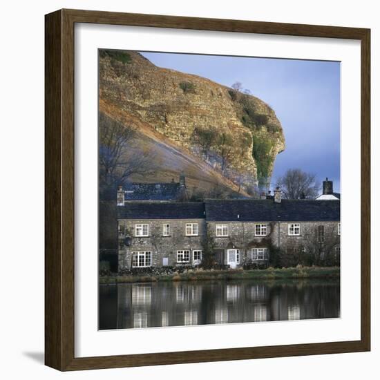 Terrace of Cottages, Wharfdale Kilnsey, North Yorkshire, England-Joe Cornish-Framed Photographic Print