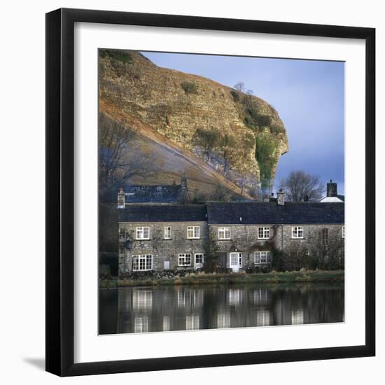 Terrace of Cottages, Wharfdale Kilnsey, North Yorkshire, England-Joe Cornish-Framed Photographic Print