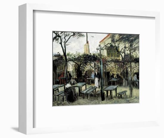 Terrace of the Café "La Guinguuette"-Vincent van Gogh-Framed Premium Giclee Print