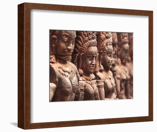 Terrace of the Leper King, Angkor, Cambodia-Ivan Vdovin-Framed Photographic Print