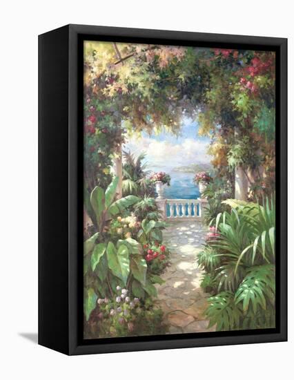 Terrace Retreat-James Reed-Framed Stretched Canvas