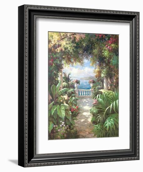 Terrace Retreat-James Reed-Framed Art Print