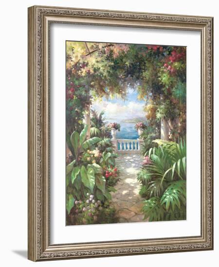 Terrace Retreat-James Reed-Framed Art Print