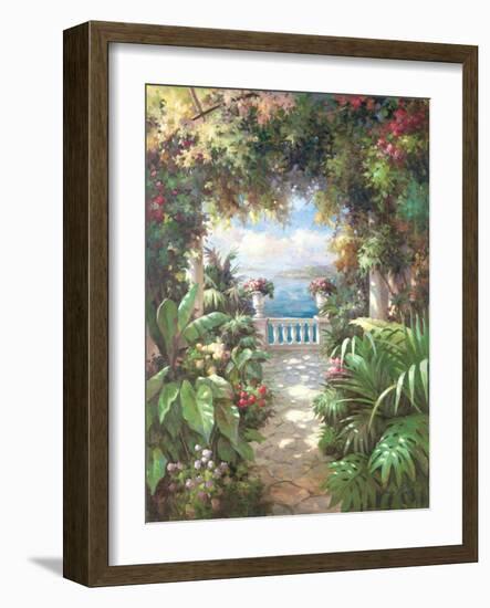 Terrace Retreat-James Reed-Framed Art Print