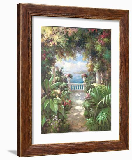 Terrace Retreat-James Reed-Framed Art Print