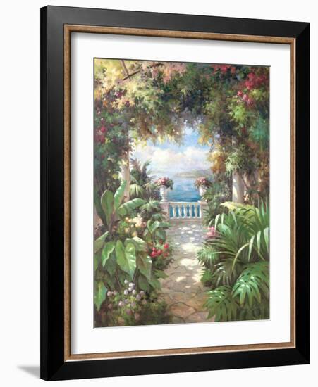 Terrace Retreat-James Reed-Framed Art Print