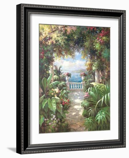 Terrace Retreat-James Reed-Framed Art Print