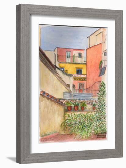 Terrace, Rome, Italy, 2012-Anthony Butera-Framed Giclee Print