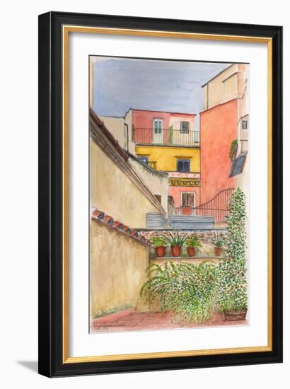 Terrace, Rome, Italy, 2012-Anthony Butera-Framed Giclee Print