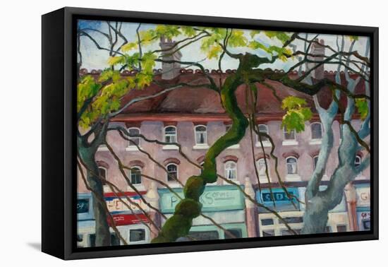 Terrace View-Cristiana Angelini-Framed Premier Image Canvas