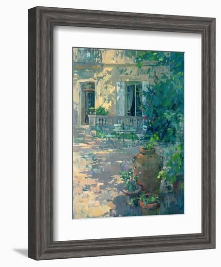 Terrace with Urns-Susan Ryder-Framed Giclee Print