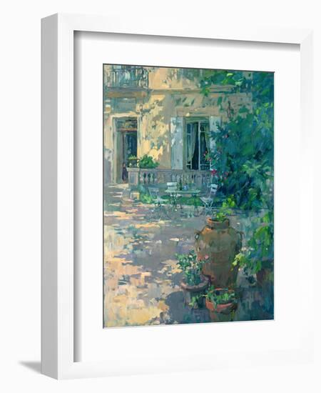 Terrace with Urns-Susan Ryder-Framed Giclee Print