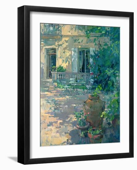 Terrace with Urns-Susan Ryder-Framed Giclee Print