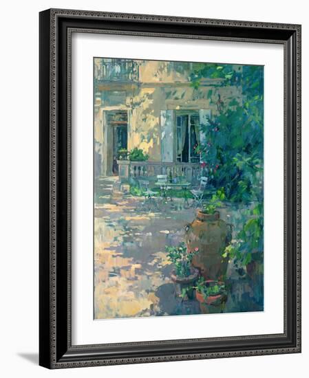 Terrace with Urns-Susan Ryder-Framed Giclee Print