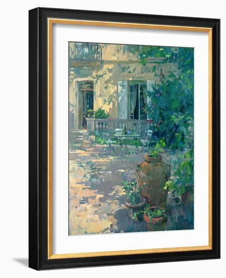 Terrace with Urns-Susan Ryder-Framed Giclee Print