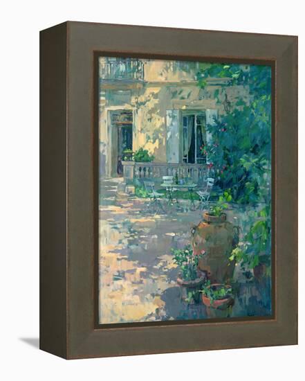 Terrace with Urns-Susan Ryder-Framed Premier Image Canvas