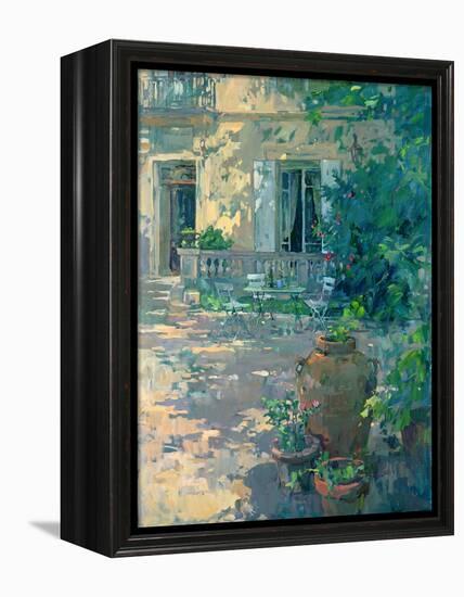 Terrace with Urns-Susan Ryder-Framed Premier Image Canvas