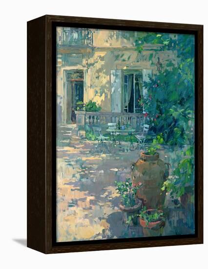 Terrace with Urns-Susan Ryder-Framed Premier Image Canvas