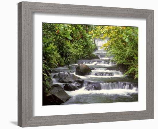 Terraced Falls-Monte Nagler-Framed Photographic Print