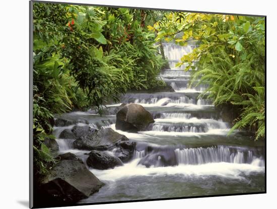 Terraced Falls-Monte Nagler-Mounted Photographic Print