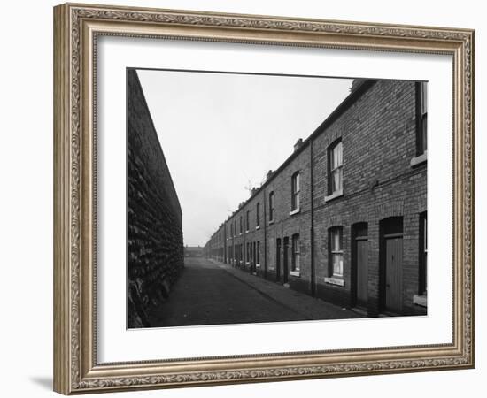 Terraced Miners Housing, Denaby Main, South Yorkshire, Mid 1960S-Michael Walters-Framed Photographic Print