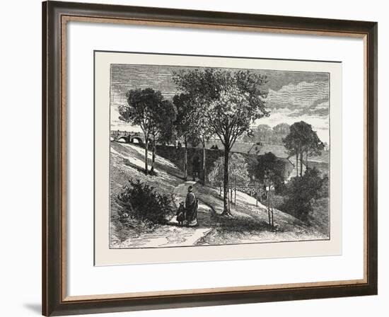 Terraces in Beaumont Park, Huddersfield, Uk, 1883-null-Framed Giclee Print