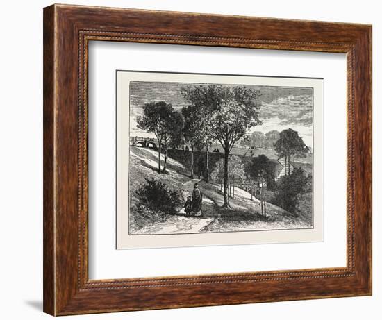 Terraces in Beaumont Park, Huddersfield, Uk, 1883-null-Framed Giclee Print