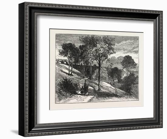 Terraces in Beaumont Park, Huddersfield, Uk, 1883-null-Framed Giclee Print