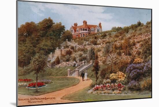 Terraces, Spa Pavilion Gardens, Felixstowe-Alfred Robert Quinton-Mounted Giclee Print