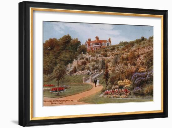 Terraces, Spa Pavilion Gardens, Felixstowe-Alfred Robert Quinton-Framed Giclee Print