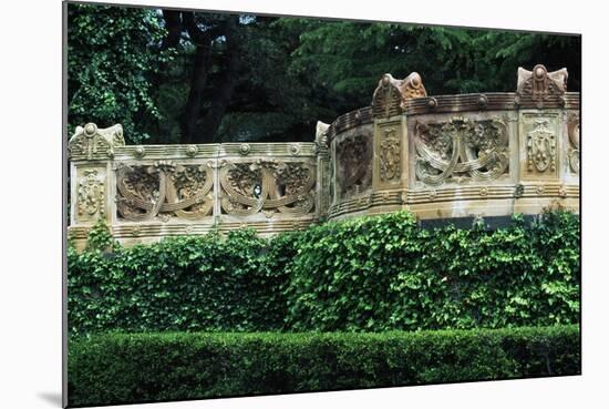Terracotta Balcony, Caltagirone Public Gardens-null-Mounted Photographic Print