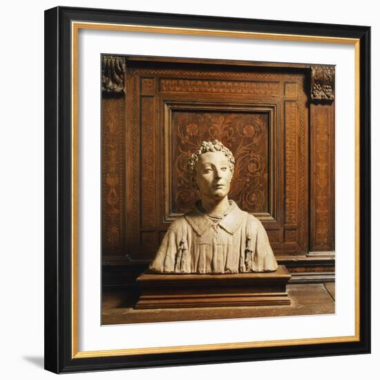 Terracotta Bust-Donatello-Framed Giclee Print