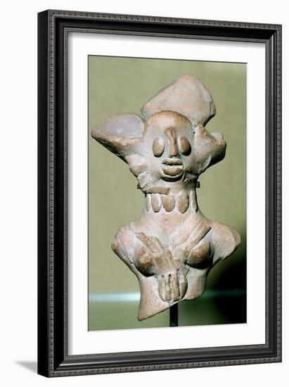 Terracotta female figure, Indus Valley, Mohenjo-Daro, 2500-2000 BC. Artist: Unknown-Unknown-Framed Giclee Print