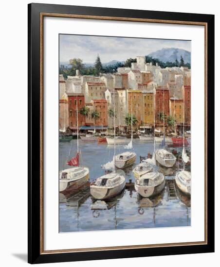 Terracotta Harbor-Furtesen-Framed Art Print