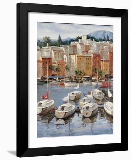 Terracotta Harbor-Furtesen-Framed Art Print