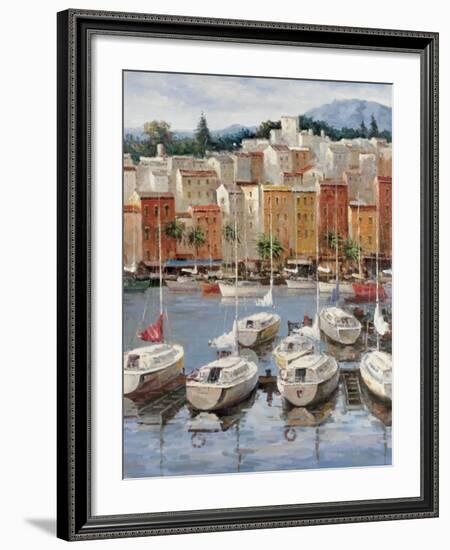 Terracotta Harbor-Furtesen-Framed Art Print