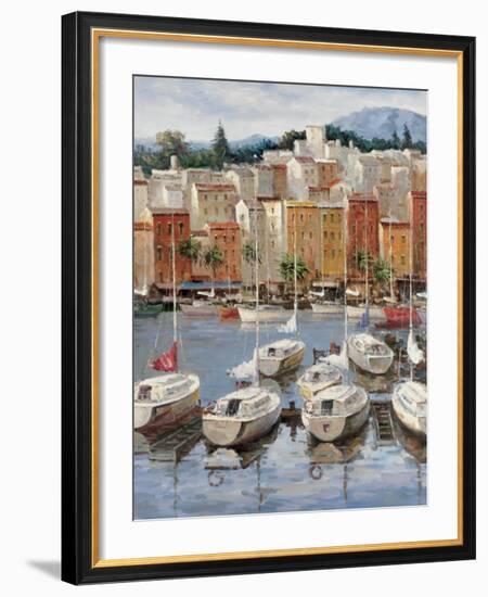 Terracotta Harbor-Furtesen-Framed Art Print