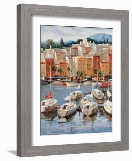 Terracotta Harbor-Furtesen-Framed Art Print